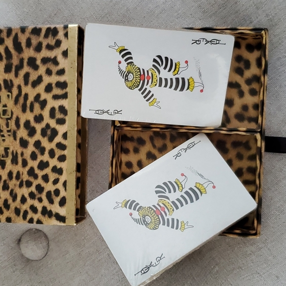 Chicos Playing Cards Card Deck Game New In Box Animal Print - Picture 2 of 5